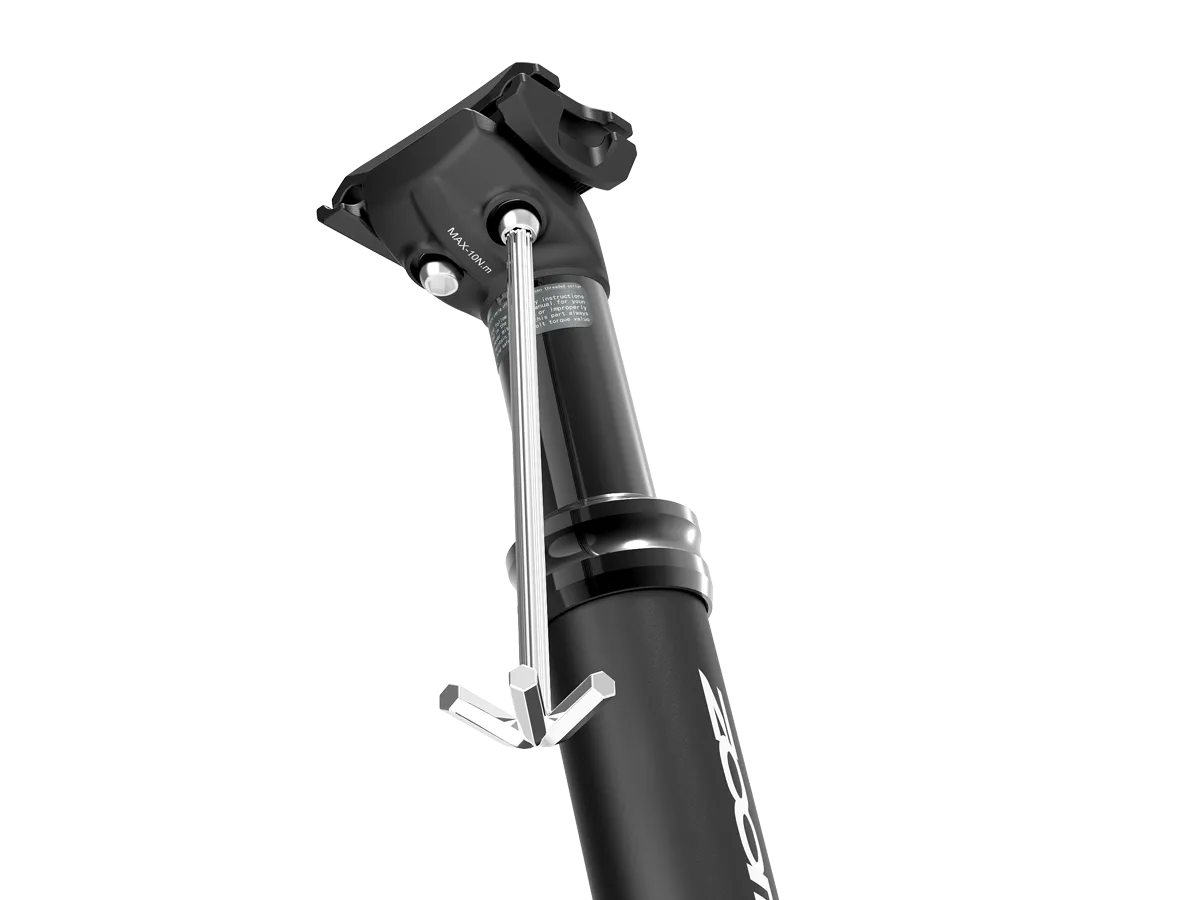 E-Bike Suspension Seatpost 360 mm suspension seatpost side view