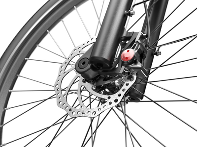 Dukawey FUGL Pro hydraulic disc brake and rear wheel
