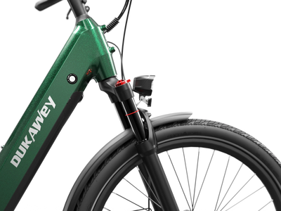 Dukawey FUGL Pro step-through frame, headlight and suspension fork